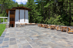 The outdoor area, possibly the best place in the hotel.