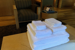 Towels provided