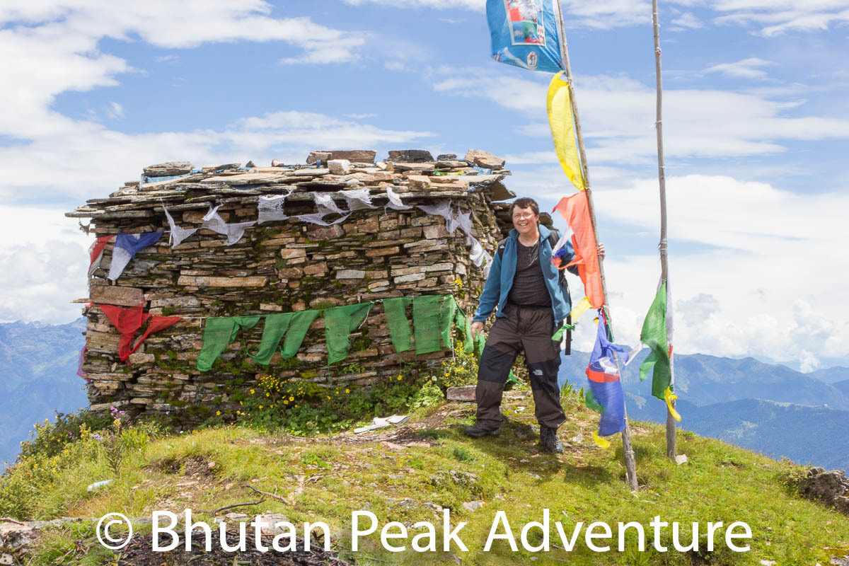 Reached the sky burial area at 4175m (the highest on this trek)