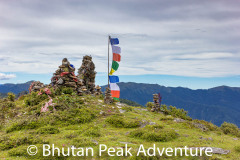 One of the stupas along the way