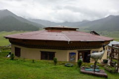 Crane information center in Phobjikha