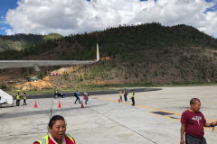 Tarmac of Paro airport