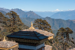 View of mountains from Ducho La