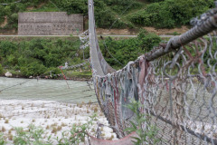 Suspension bridge near Punakha Dzong