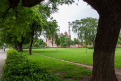 Approaching the Entrance to Akbar's Tomb