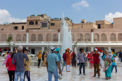 Fountain outside of the Golden Temple