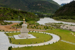 View from the Lobby of Le Meridien Paro