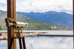 The telescope is aimed directly at Buddha Point