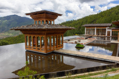 View of the reflecting pool