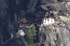 Closeup of Tiger's Nest Monastery