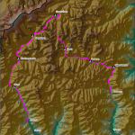 Jomolhari Trek Map